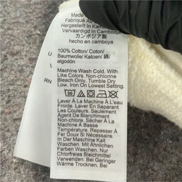 NWT J. Crew White/Cream Pull On Cotton Shorts - Picture 4 of 4